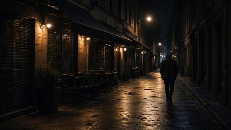 夜、まだ決められないまま帰っていく