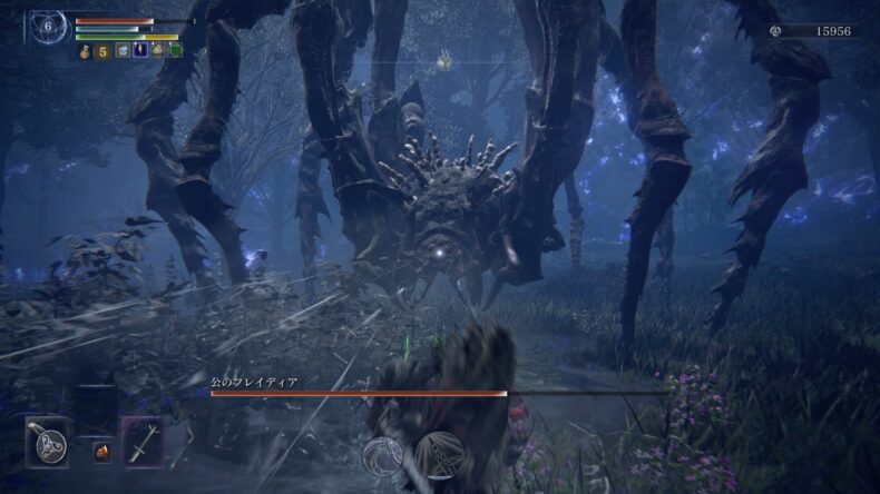 レベル6で、公のフレイディアと相対している