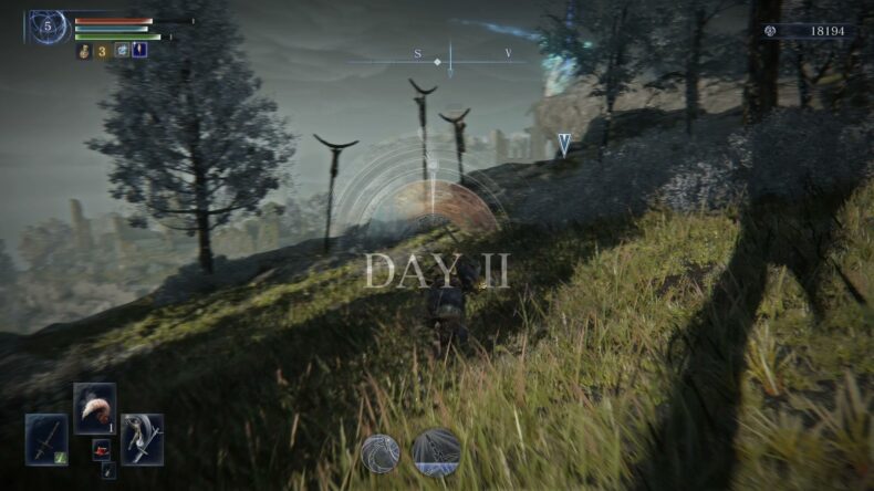 DAY II。ボスの名前は無い。レベル5、ルーン18194